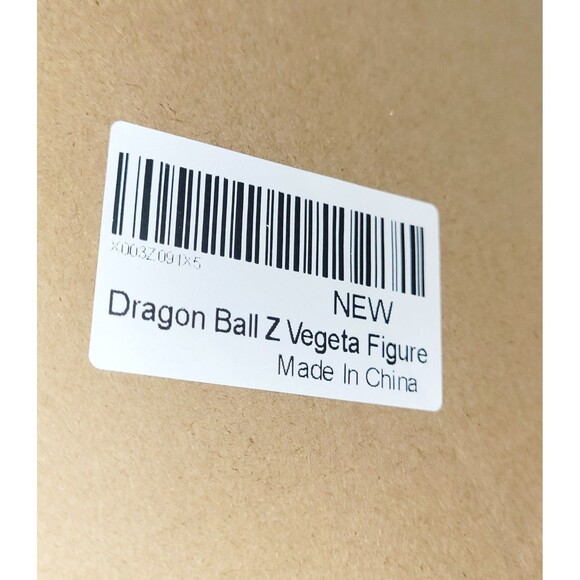 NWT Dragon Ball Z Vegeta Holding Dragon Ball Figure Statue 11 Inch PVC SEALED - Picture 5 of 16